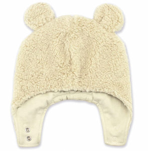 Zutano Furry Bear Hat Oat