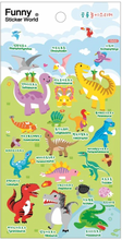 Load image into Gallery viewer, Dinosaur Puffy Sticker
