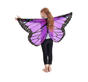 Douglas Purple Monarch Wings With Glitter