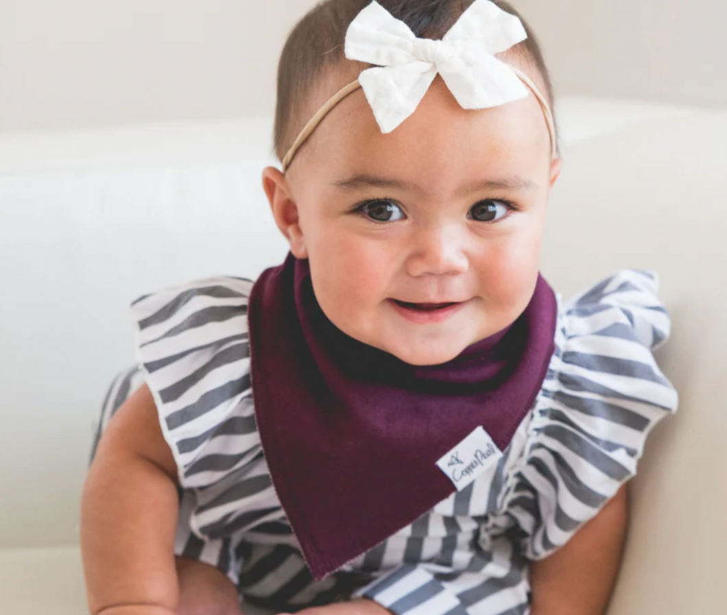 Copper Pearl Bandana Bibs 4-Pack Set Jade