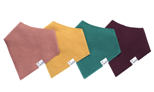 Copper Pearl Bandana Bibs 4-Pack Set Jade