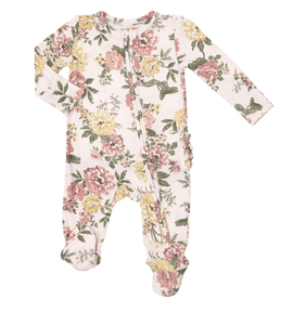 Angel Dear 2 Way Zipper Footie Dahlia