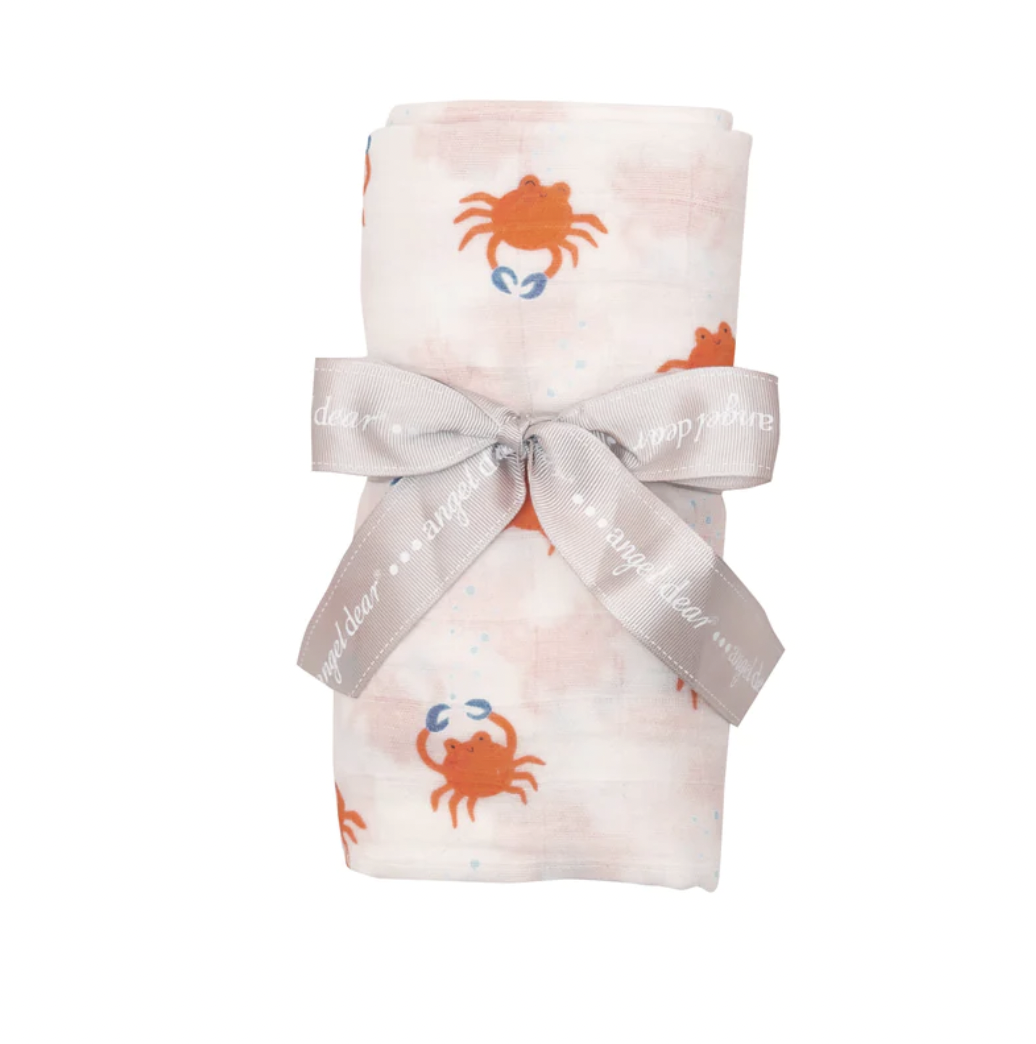 Angel Dear Swaddle Blanket Crabby Cuties