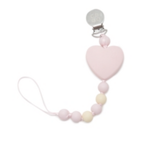 Chewbeads CB GO "Where's The Pacifier?" Clip Blush