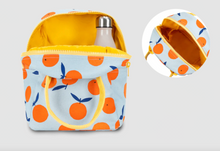 Load image into Gallery viewer, Fluf Zipper Lunch Bag Organic Oranges
