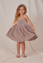 Load image into Gallery viewer, Rylee + Cru Colbie Mini Dress Purple Size 8-9y
