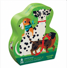 Load image into Gallery viewer, Crocodile Creek Puzzle Playful Pups 36 Piece
