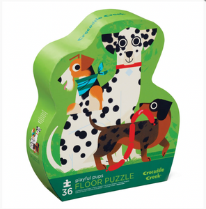 Crocodile Creek Puzzle Playful Pups 36 Piece