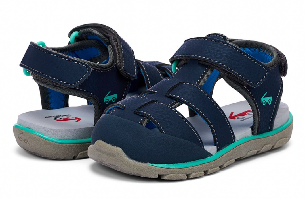 See Kai Run Wilder Navy Sandal