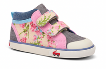 Load image into Gallery viewer, See Kai Run Kya Beige Floral Mix Sneaker
