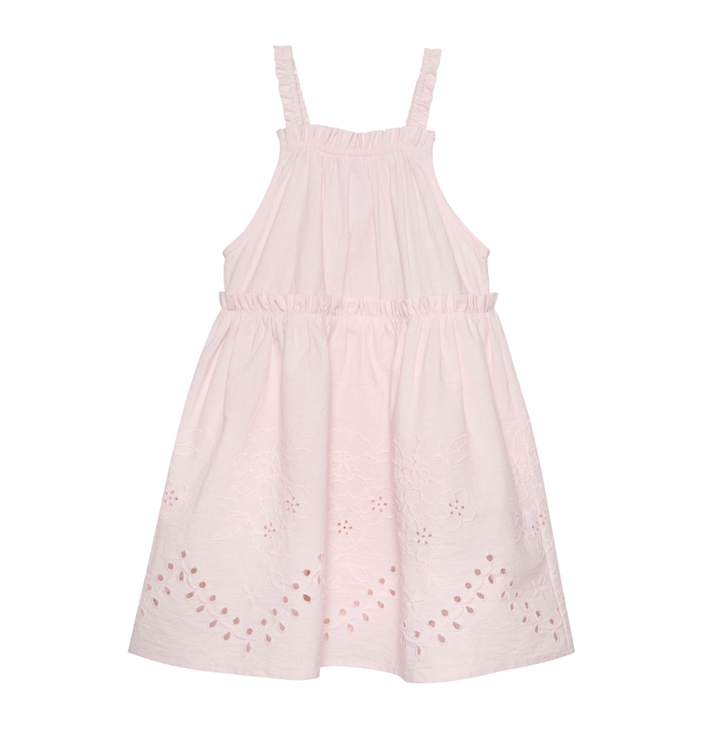 Minymo Dress Pink Eyelet