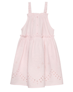 Minymo Dress Pink Eyelet