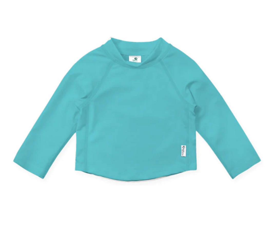 Green Sprouts UPF 50+ Rashguard Aqua Shirt