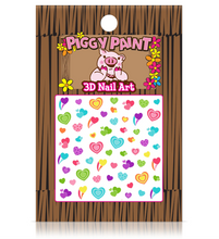 Load image into Gallery viewer, Piggy Paint 3D Heart Nail Art
