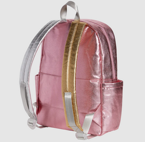 State Bags Kane Kids Travel Metallic Pink/Silver