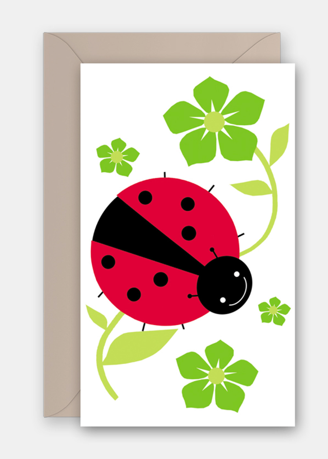 Enclosure  Card Ladybug