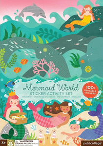 Petit Collage Mermaid World Sticker Activity Set