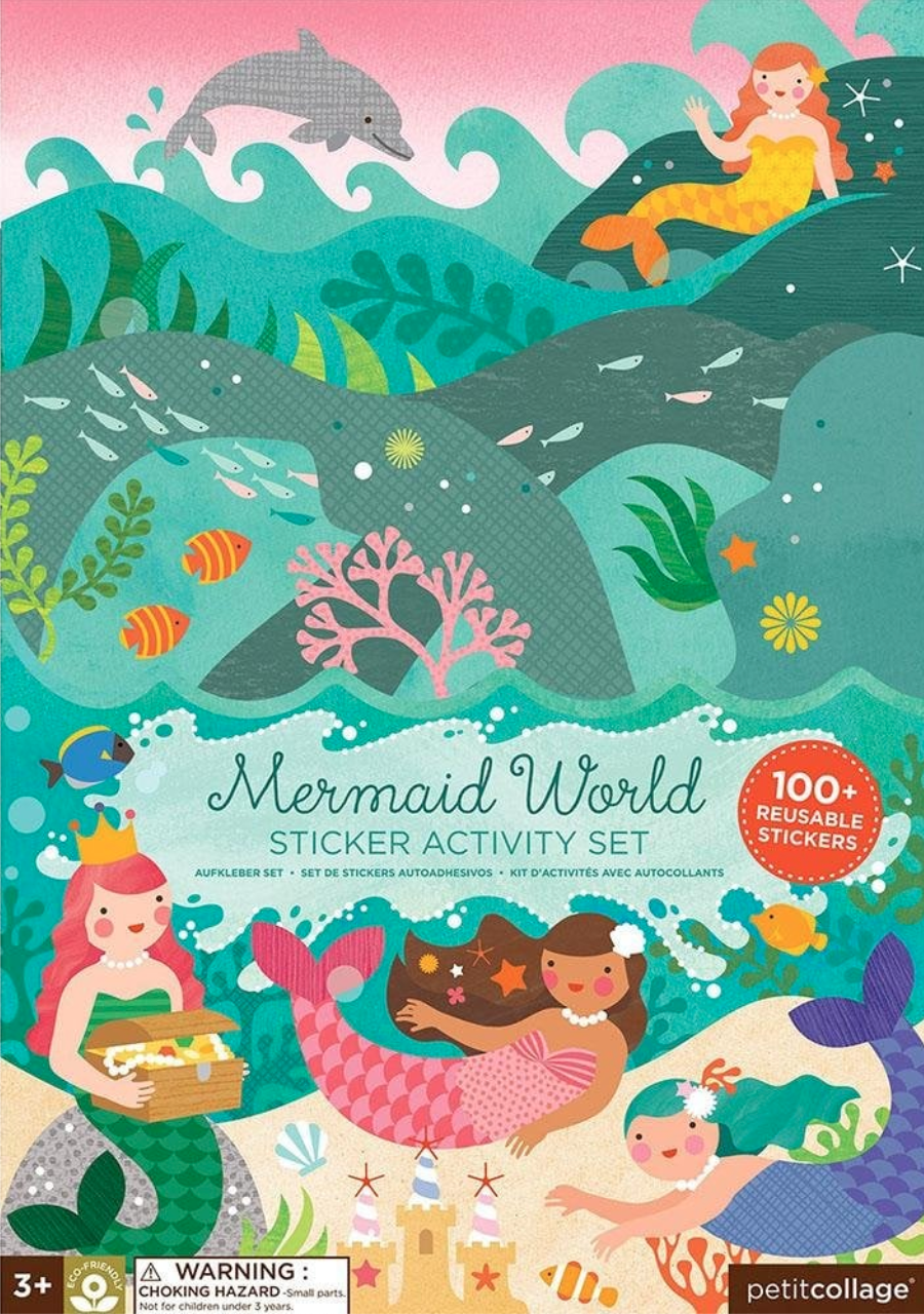 Petit Collage Mermaid World Sticker Activity Set