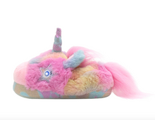 Load image into Gallery viewer, Robeez Lara Rainbow Unicorn Light-up Slippers
