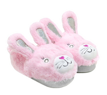 Load image into Gallery viewer, Robeez Elisa Rabbit Light-Up Slippers Pink
