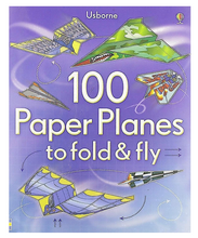 Load image into Gallery viewer, Usborne 100 Paper Planes to Fold &amp; Fly Paperback Book
