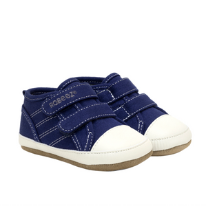 Robeez Joey Navy Leather Outsole