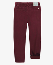 Load image into Gallery viewer, Souris Mini Red Pants oF Slim Fit in Brushed Twill
