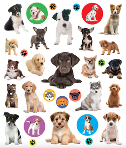 Eyelike Stickers Puppies 400 Reusable Stickers Book