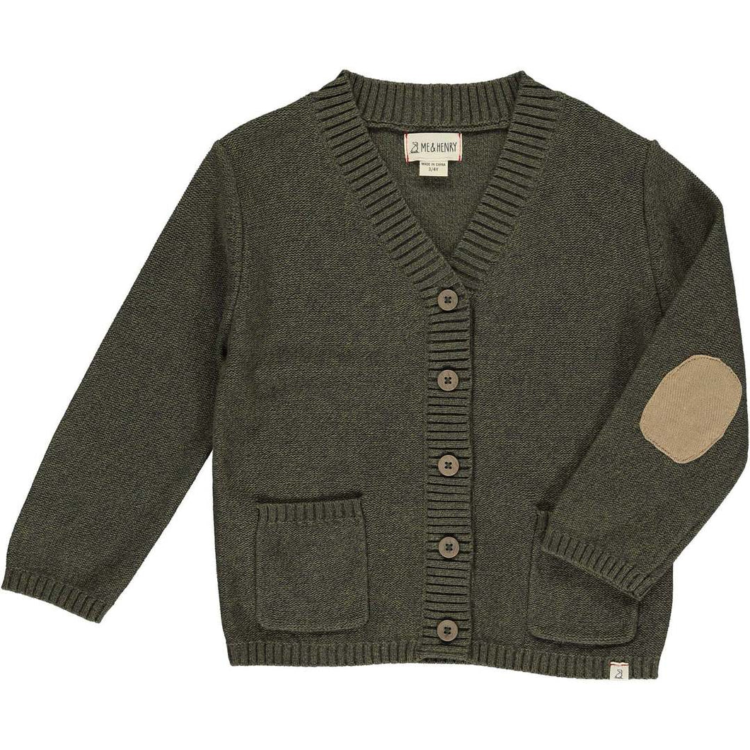 Me & Henry Green Duncan Cotton Cardigan Size 6-9m