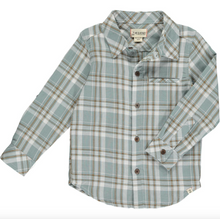 Load image into Gallery viewer, Me &amp; Henry Blue/White Plaid Atwood Woven Shirt
