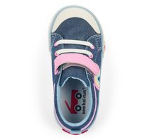 Load image into Gallery viewer, See Kai Run Kristin Blue Chambray Size 7 Toddler
