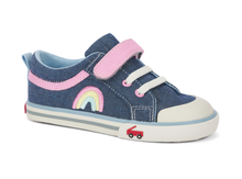 Load image into Gallery viewer, See Kai Run Kristin Blue Chambray Size 7 Toddler
