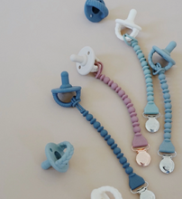 Load image into Gallery viewer, Itzy Ritzy Sweetie Strap Silicone One Piece Pacifier Clips Succulent Beaded
