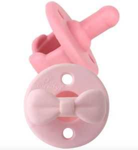 Itzy Ritzy Sweetie Soother Pacifier Sets 2 Pack Pink Bows