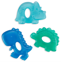 Laden Sie das Bild in den Galerie-Viewer, Itzy Ritzy Cutie Coolers Wassergefüllte Beißringe 3er-Pack Dino
