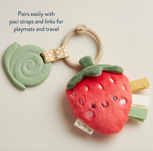 Load image into Gallery viewer, Itzy Ritzy Pal Plush + Teether Strawberry
