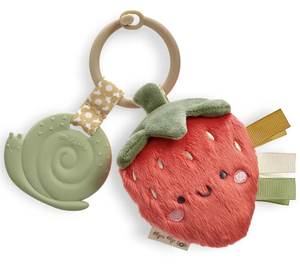 Itzy Ritzy Pal Plush + Teether Strawberry