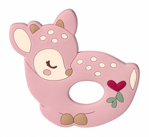 Douglas Farrah Pink Fawn Silicone Teether