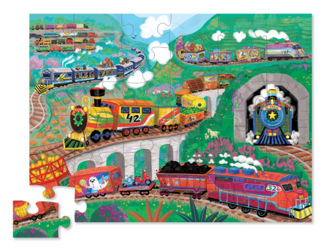 Crocodile Creek 36 Piece Puzzle All Aboard