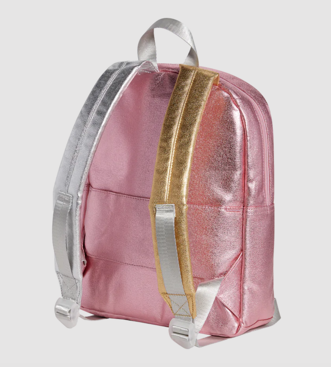 State Bags Kane Kids Mini Travel Metallic Pink/Silver