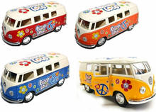 Load image into Gallery viewer, Die Cast Metal 1962 Volkswagen Classical Bus Pull Back
