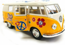 Load image into Gallery viewer, Die Cast Metal 1962 Volkswagen Classical Bus Pull Back
