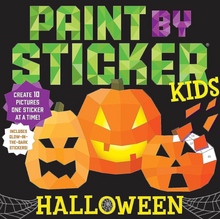 Load image into Gallery viewer, Paint By Sticker Kids Halloween Book
