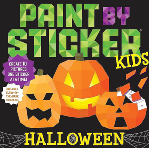 Paint By Sticker Kids Halloween Book