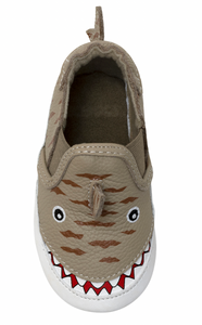 Robeez Tiger Shark Tan Size 0-6m