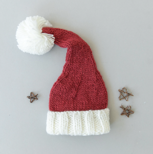 The Blueberry Hill Nicholas Santa Knit Hat Size XS 3-6m