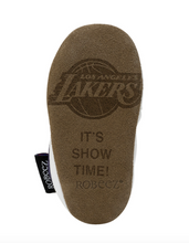 Load image into Gallery viewer, Robeez Lakers-Logo Black Size 18-24m
