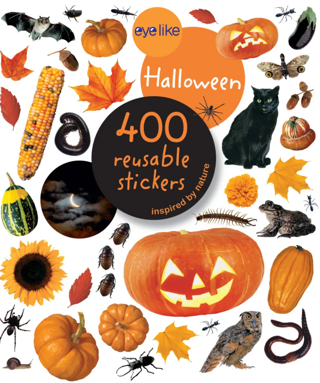 Eyelike Halloween Stickers 400 Reusable Stickers Book