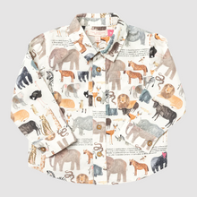 Load image into Gallery viewer, Pink Chicken Boys Jack Shirt Animals Of Africa
