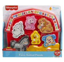 Load image into Gallery viewer, Fisher Price Laugh and Learn Farm Animal Puzzle
